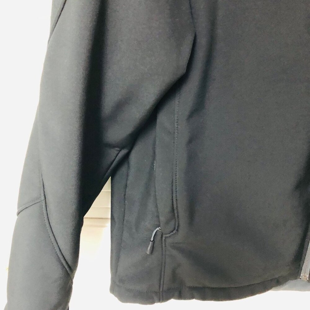 Performance Jacket Men's L Black Softshell Brushe… - image 3
